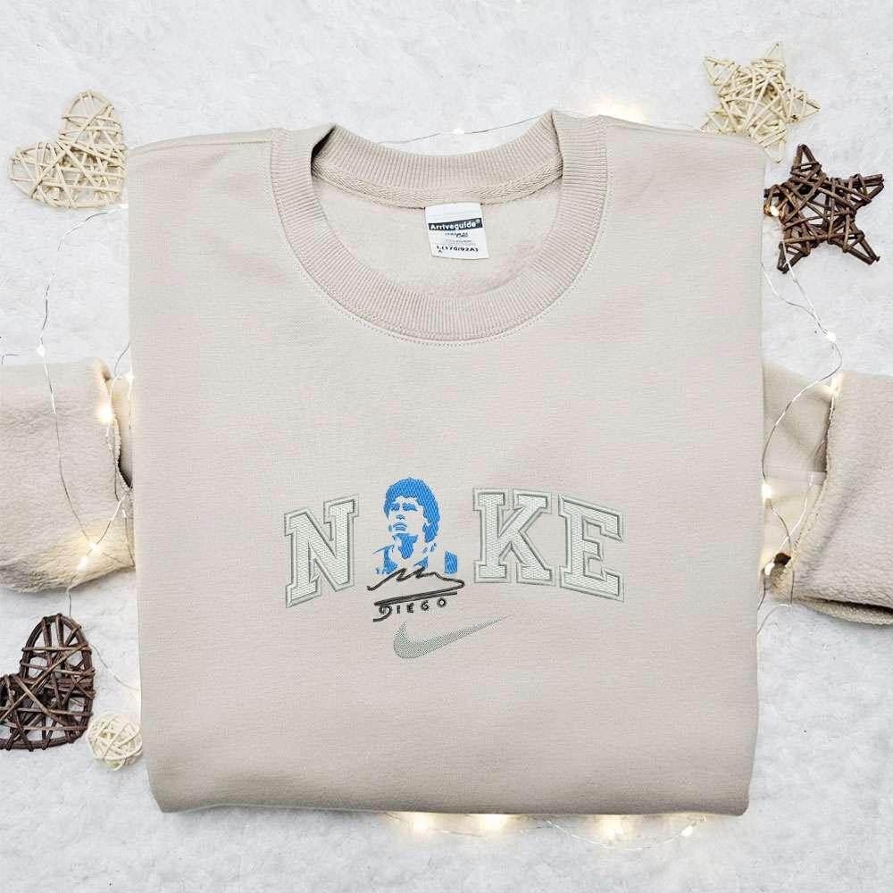 Diego Maradona Celebrity Embroidered Shirt  Best Gift Idea For Fans