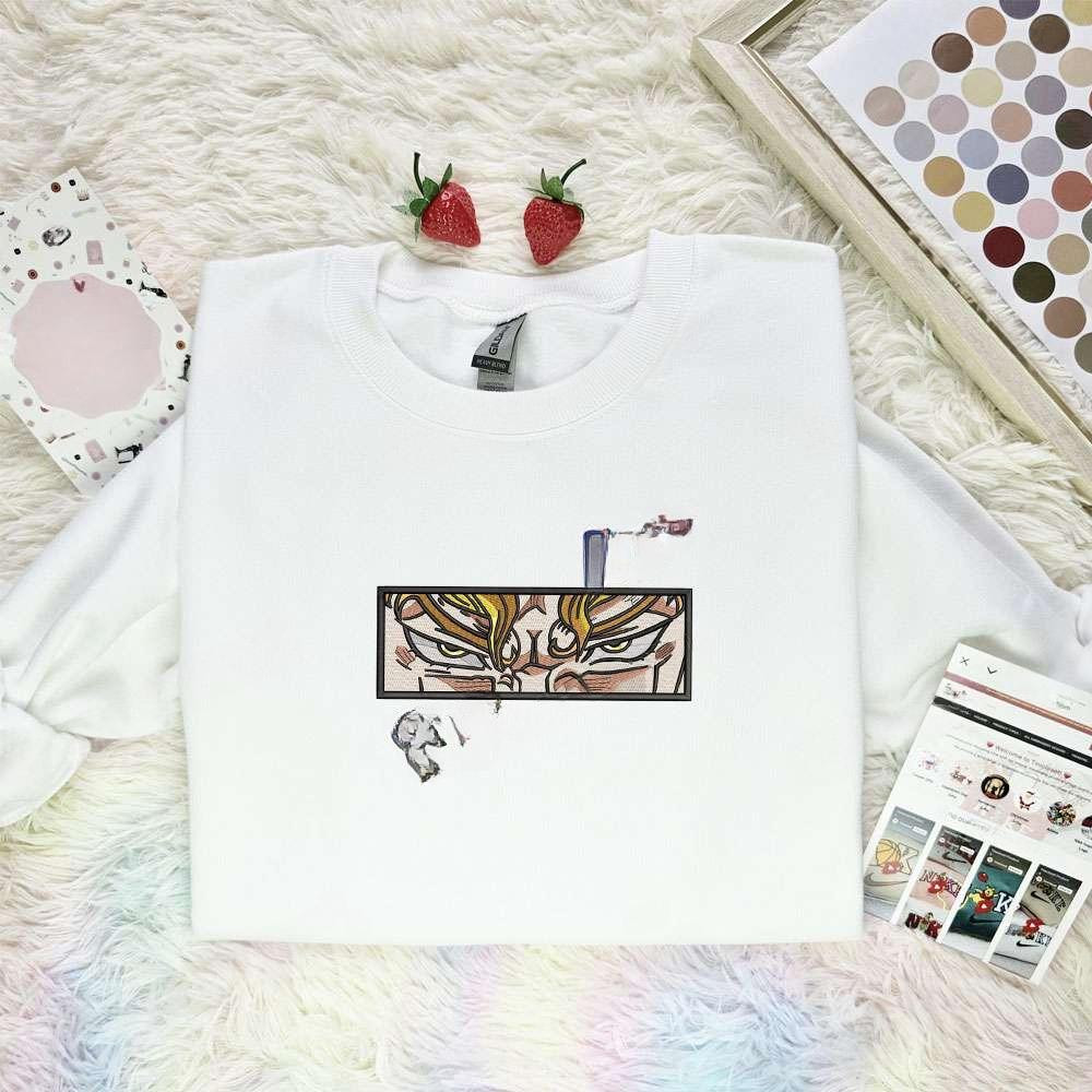 Dio Brando Eyes Jojos Bizarre Adventure Anime Embroidered Shirt , Anime Embroidered T-shirt Sweatshirt Hoodie, Inspired Anime Movie, Best Gift for Anime Fans