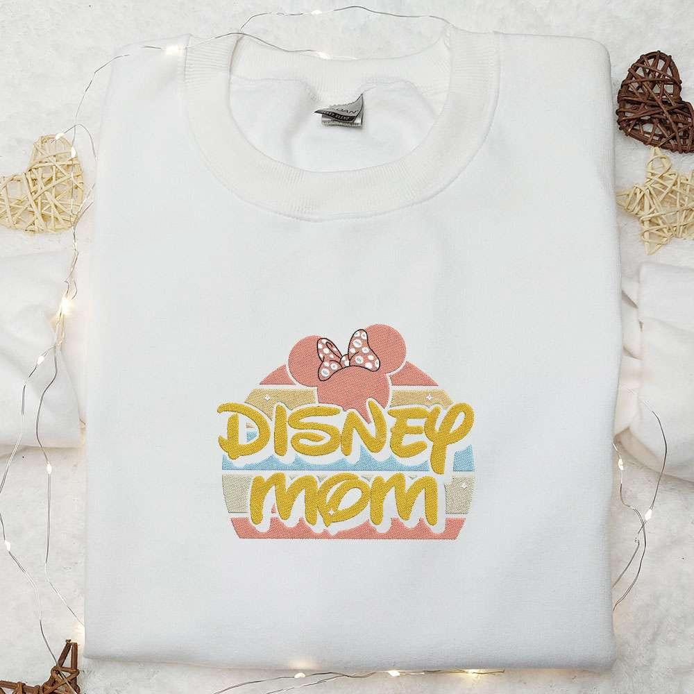 Disney Mom Embroidered Shirt Mothers Day Embroidered Hoodie Best Gift For Mom