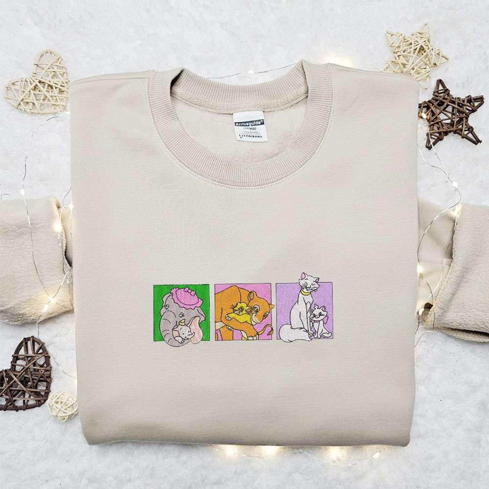 Disney Moms Embroidered Shirt Disney Cartoon Embroidered Hoodie Best Mothers Day Gift Idea