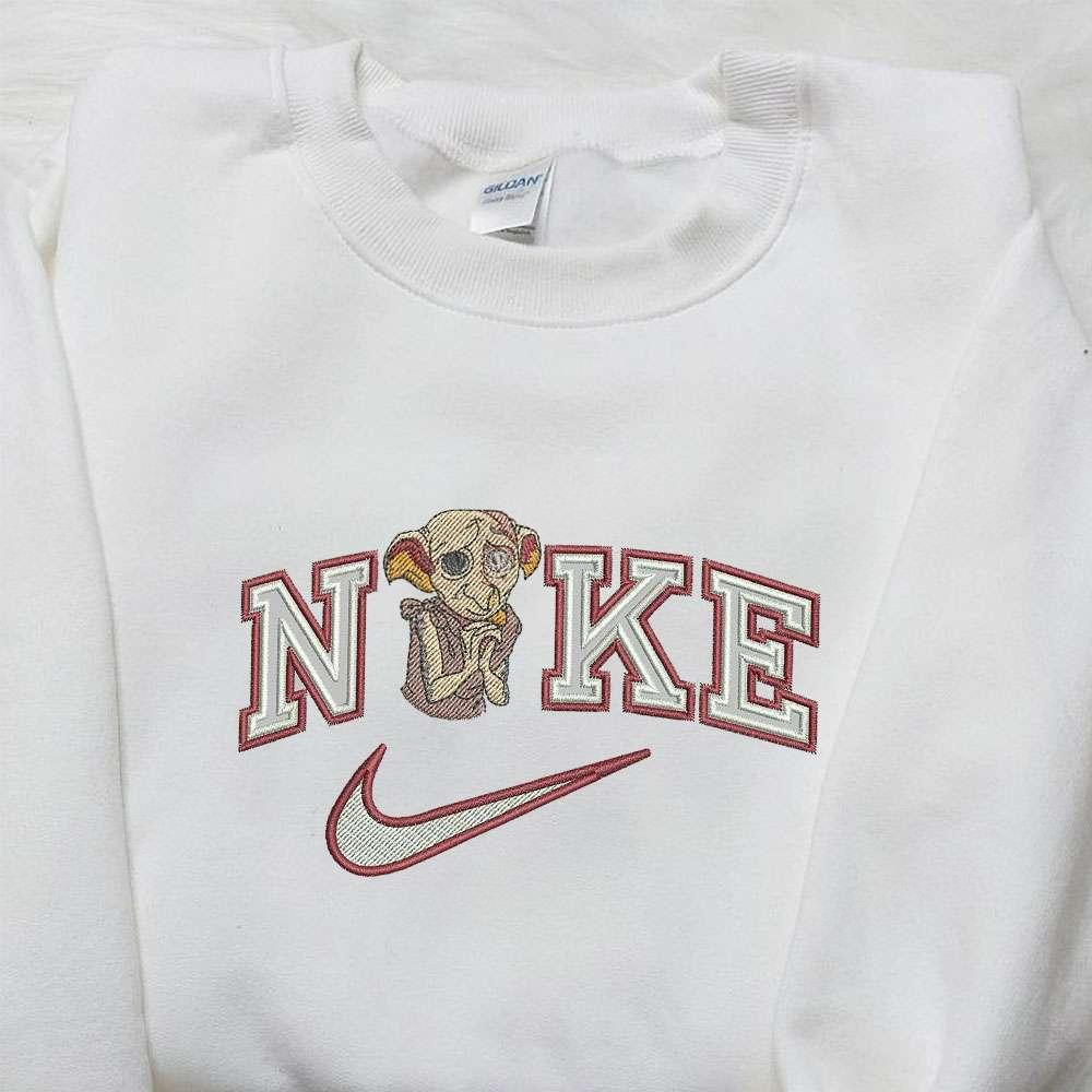 Dobby x Nike Embroidered Shirt Harry Potter Embroidered Shirt Custom Nike Embroidered Shirt