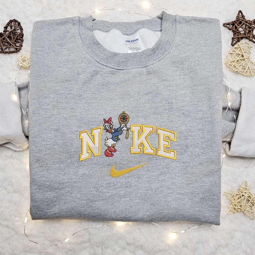 Donald Duck Cruise Trip x Nike Embroidered Shirt Disney Characters Embroidered Shirt Cartoon Embroidered Hoodie 1