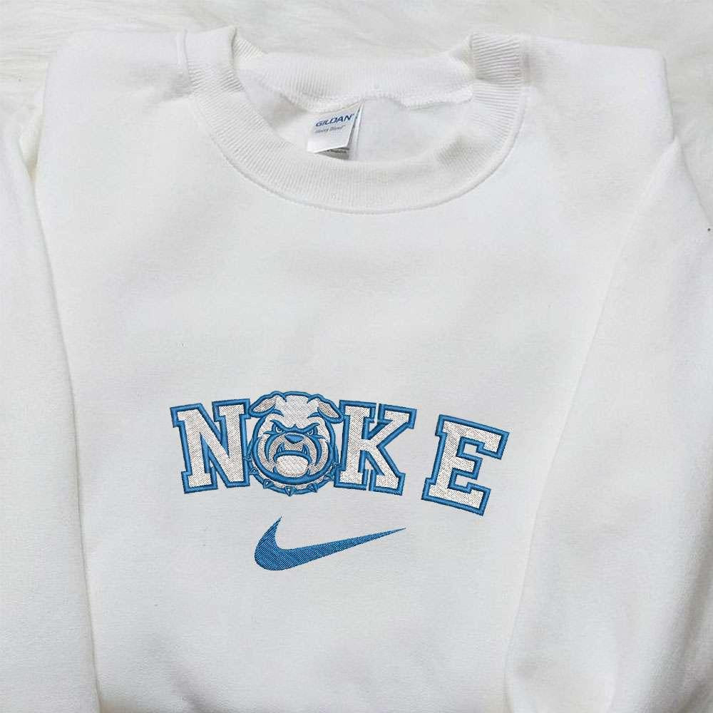 Drake Bulldogs x Nike Embroidered Shirt NCAA Sports Embroidered Hoodie Best Gift Idea