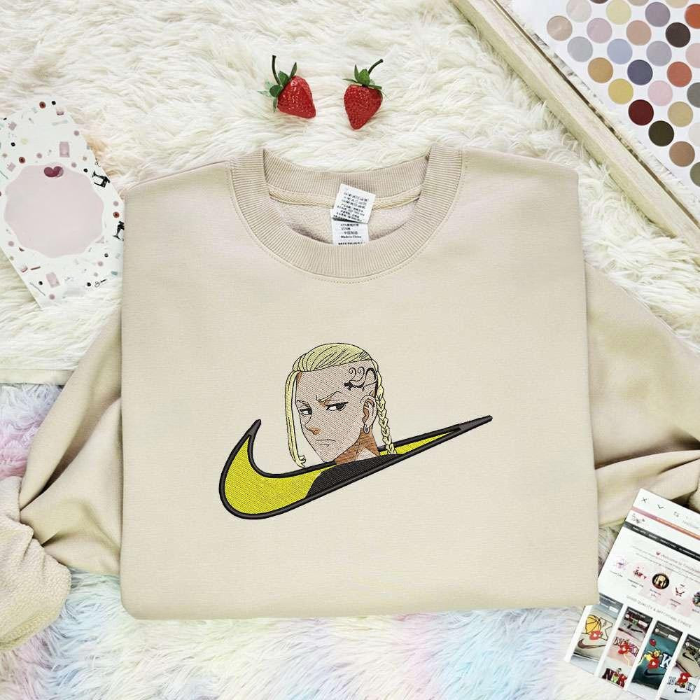 Draken Ken Ryuguji Tokyo Revengers Anime Embroidered Shirt , Anime Embroidered T-shirt Sweatshirt Hoodie, Inspired Anime Movie, Best Gift for Anime Fans