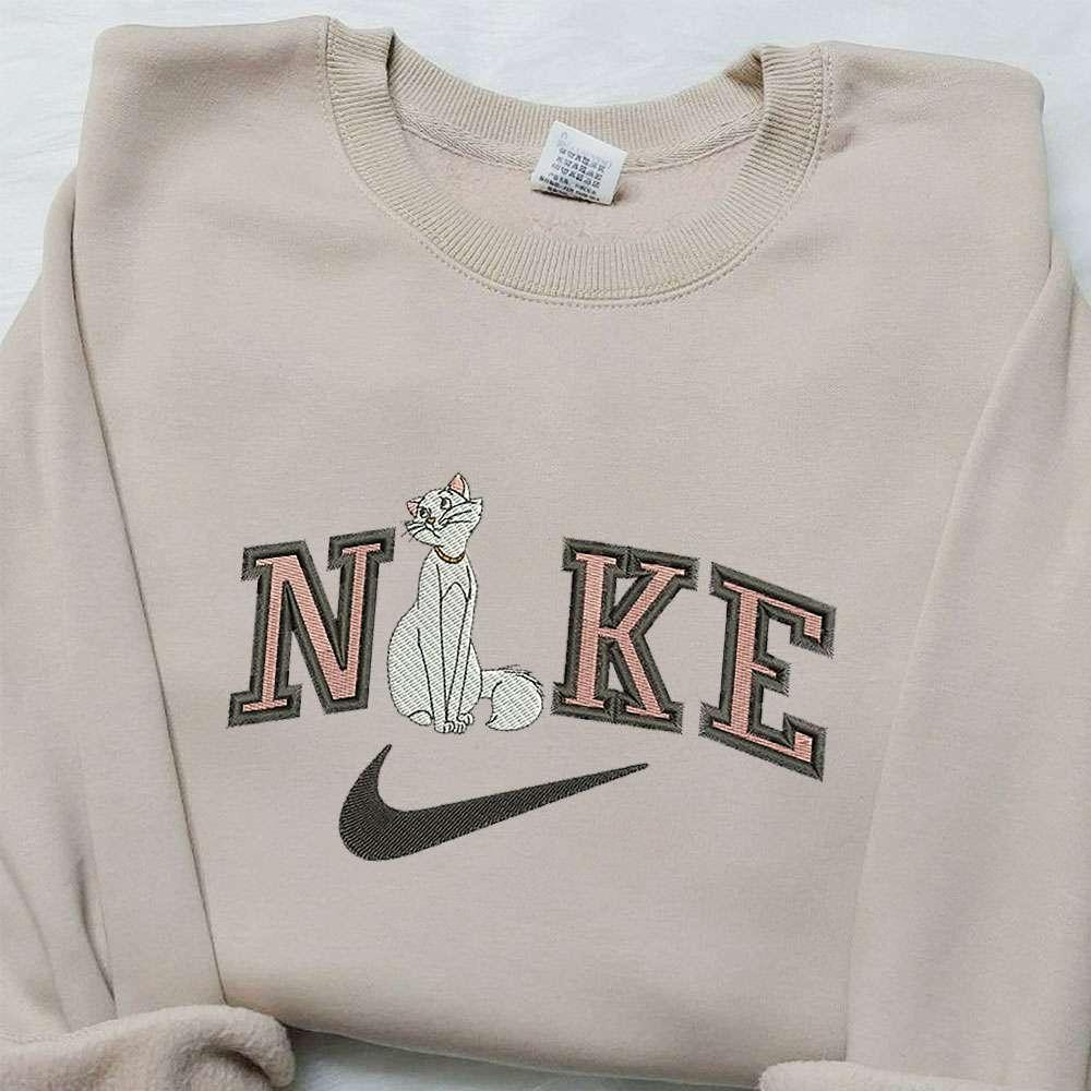 Duchees x Nike Embroidered Shirt Animal Embroidered Shirt Custom Nike Embroidered Shirt