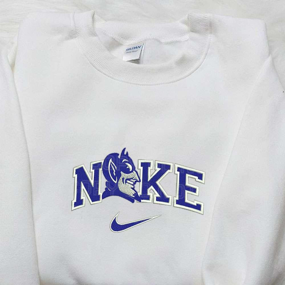 Duke Blue Devils x Nike Embroidered Shirt NCAA Basketball Sports Embroidered Hoodie Best Gift Idea 1