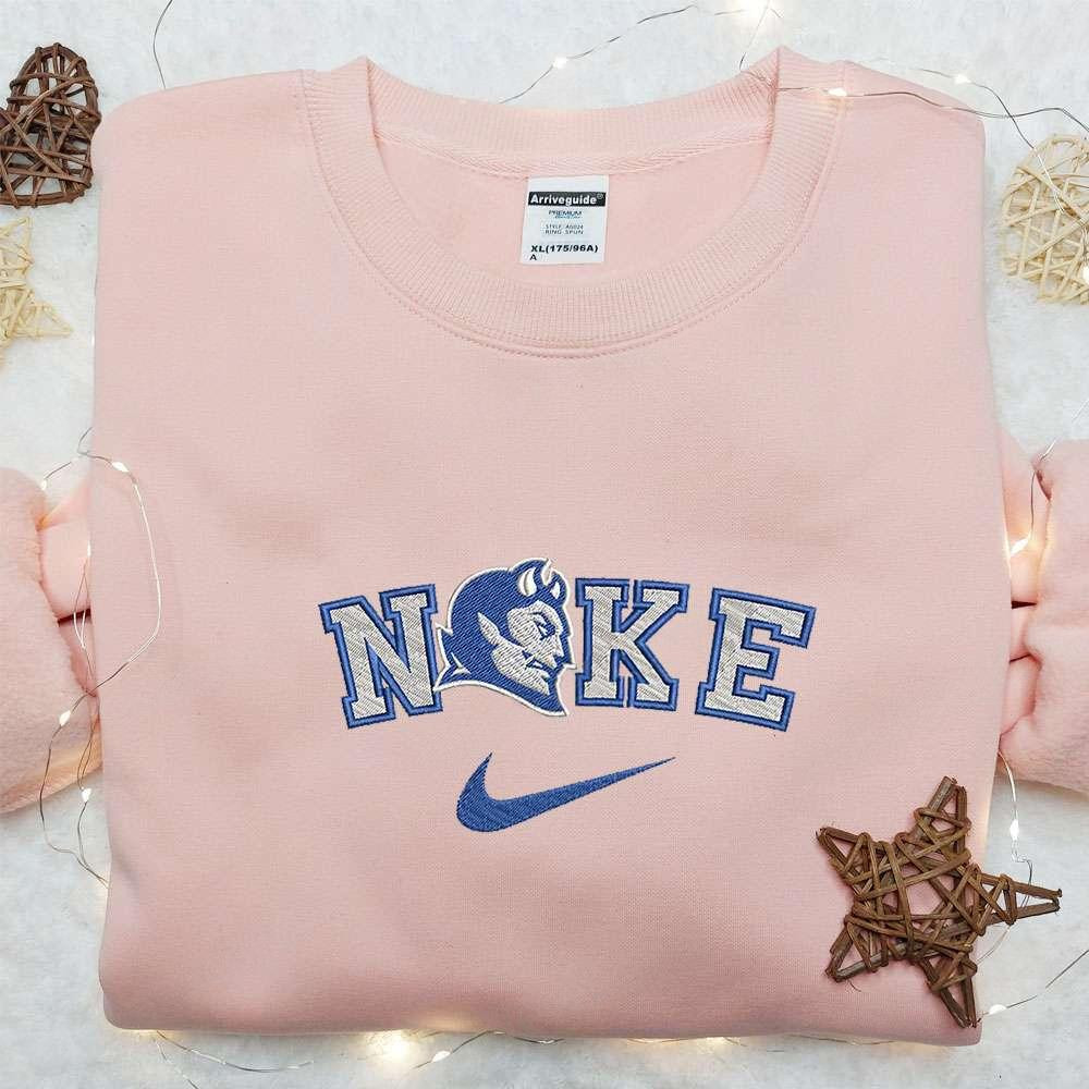 Duke Blue Devils x Nike Embroidered Shirt NCAA Sports Embroidered Hoodie Best Gift Idea