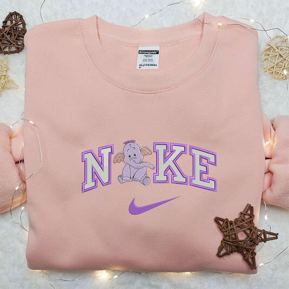 Dumbo Cute x Nike Embroidered Shirt Dumbo Embroidered Shirt Custom Nike Embroidered Shirt