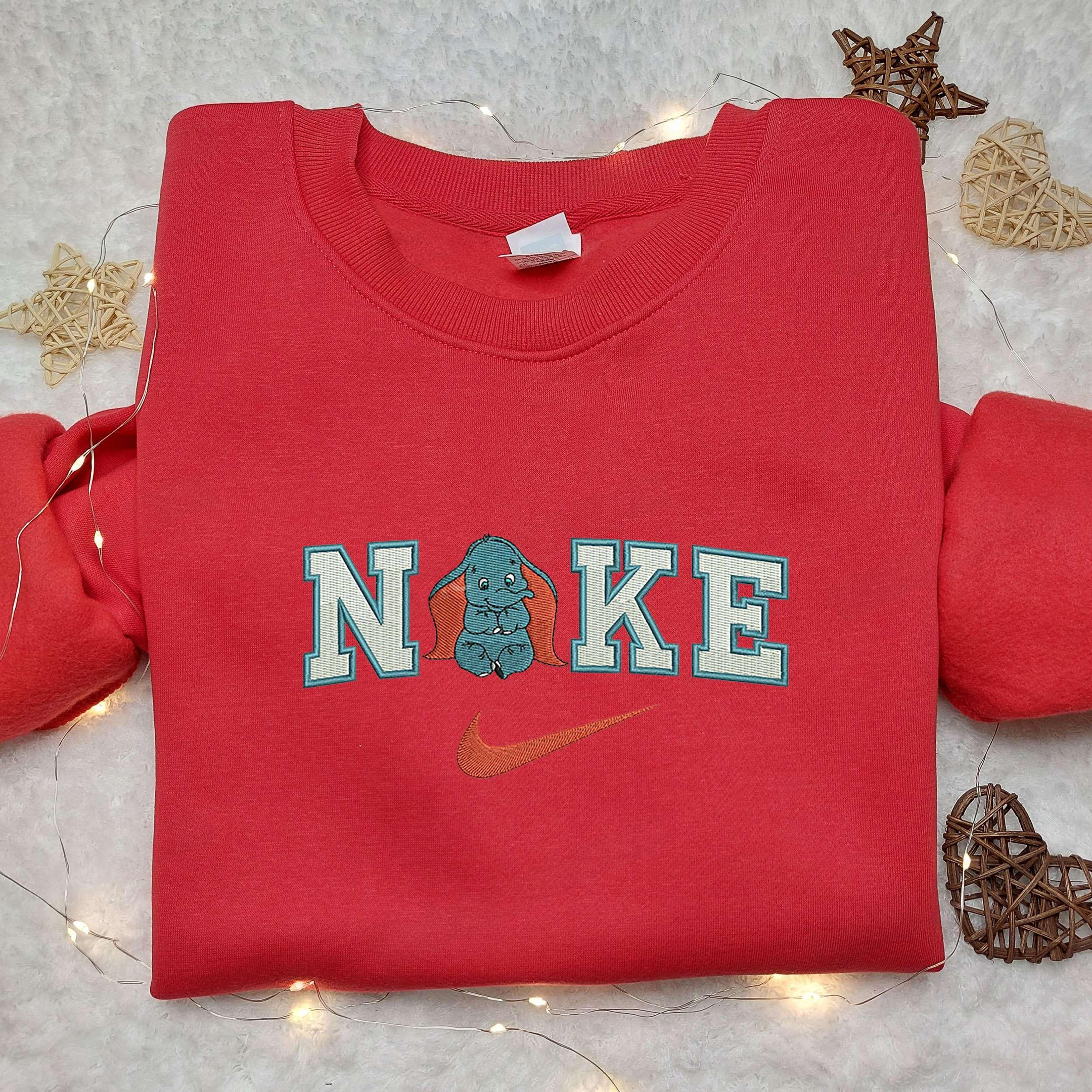 Dumbo x Nike Embroidered Shirt Custom Nike Embroidered Shirt Dumbo Embroidered Shirt