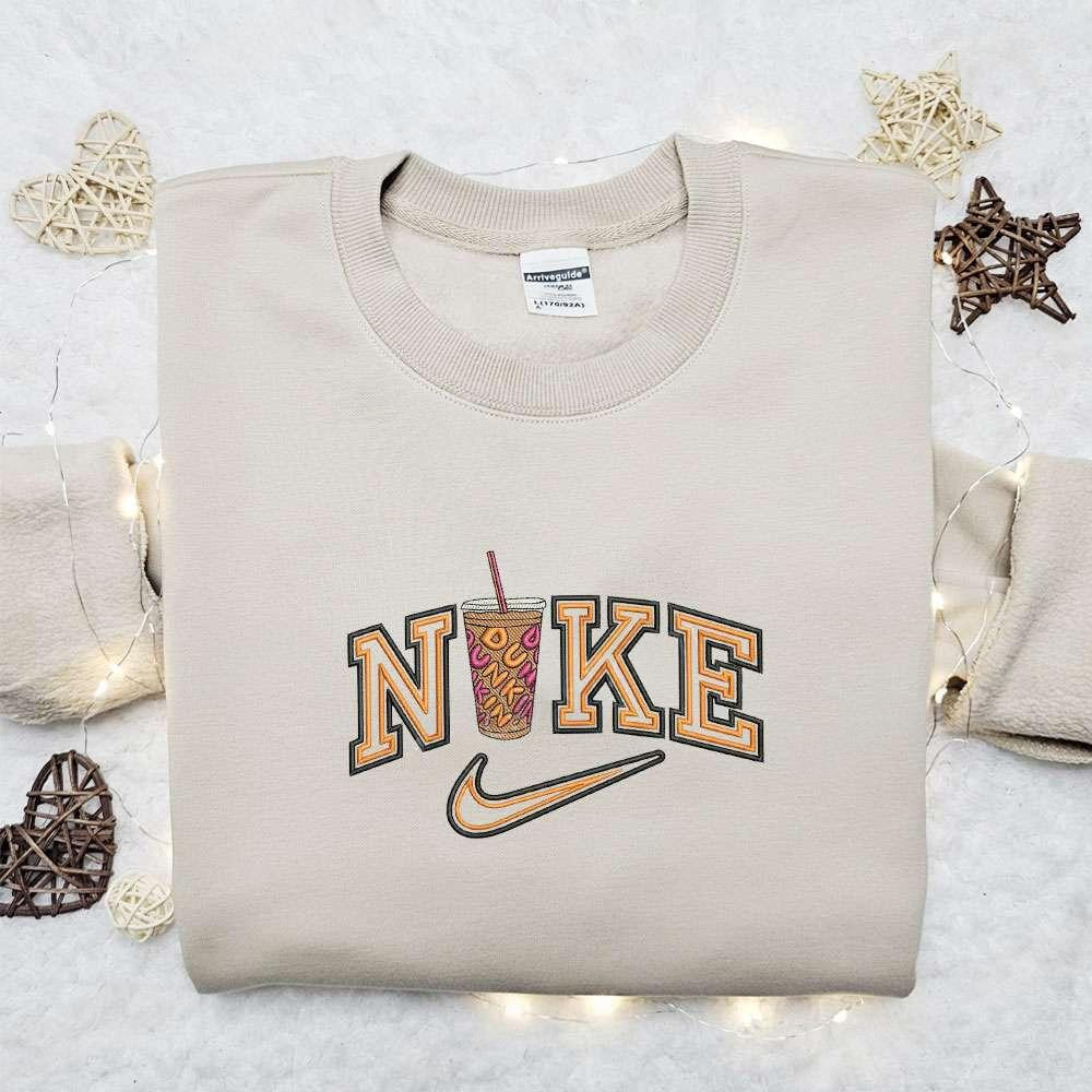 Dunkin Coffee Favorite Drink Embroidered Shirt