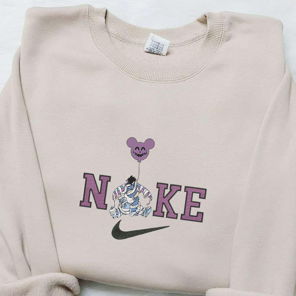 Eeyore Mummy x Nike Embroidered Sweatshirt Walt Disney Characters Embroidered Shirt Best Halloween Gift Ideas