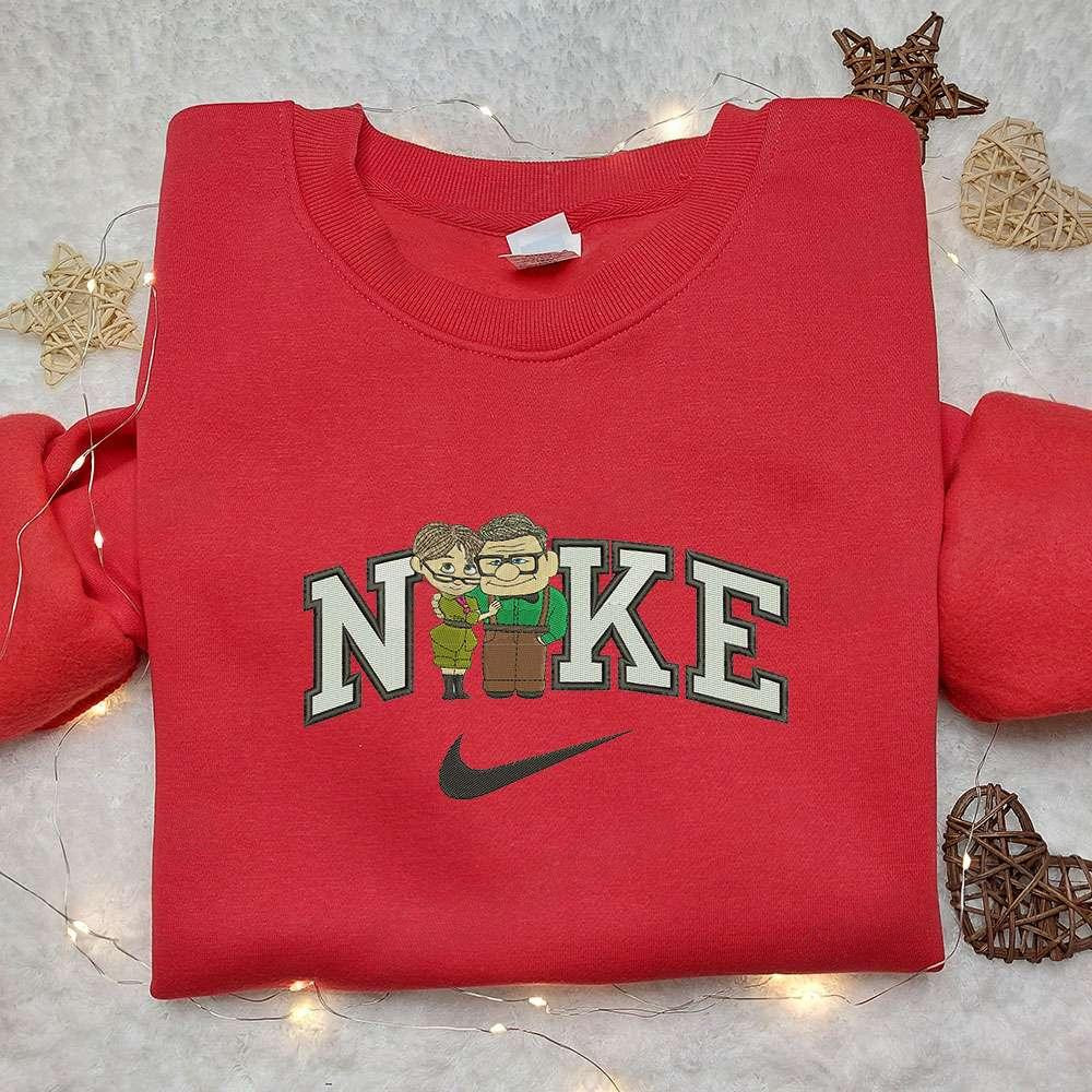 Ellie And Carls x Nike Embroidered Shirt Up Embroidered Shirt Custom Nike Embroidered Shirt