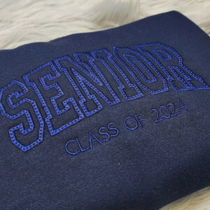Embroidered Embroidered Senior Unisex Sweatshirt - Personalized Senior Gift - Crewneck T-Shirt - Sweatshirt or Hoodie - Embroidered Gifts