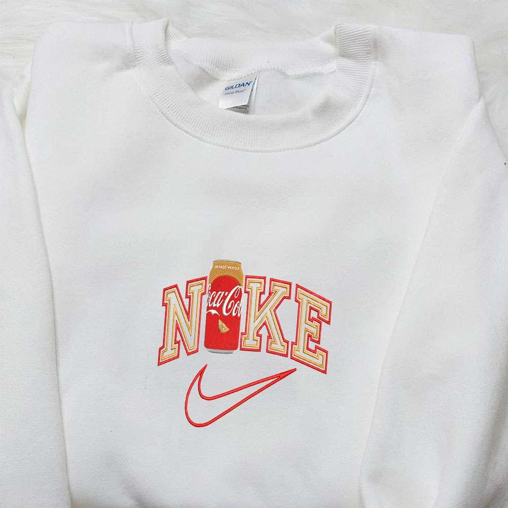 Orange Coke Favorite Drink Embroidered Shirt 1