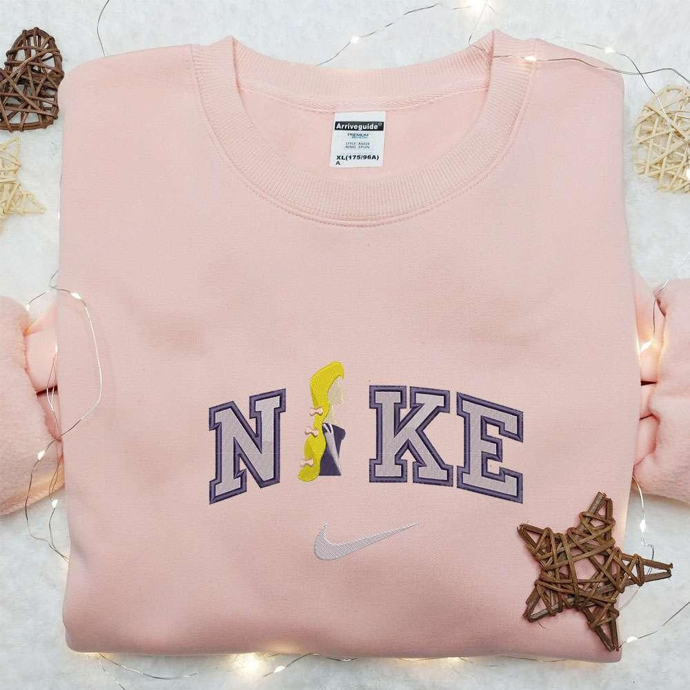 Rapunzel Princess X Nike Embroidered Sweatshirt Tangled Disney Embroidered Shirt Best Gift Ideas