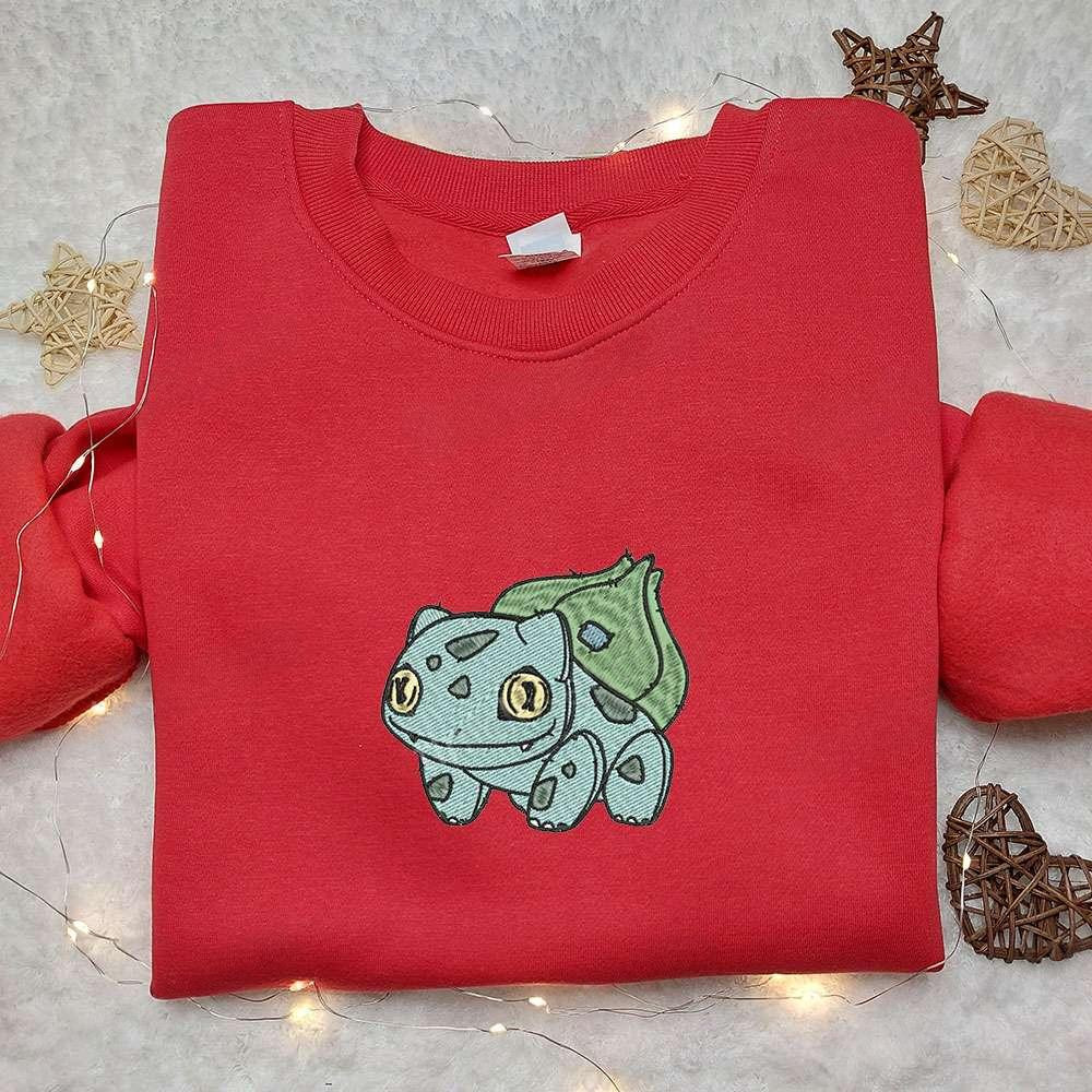 Reddoc Bulbasaur Pokemon Scary Cartoon Embroidery_rmw