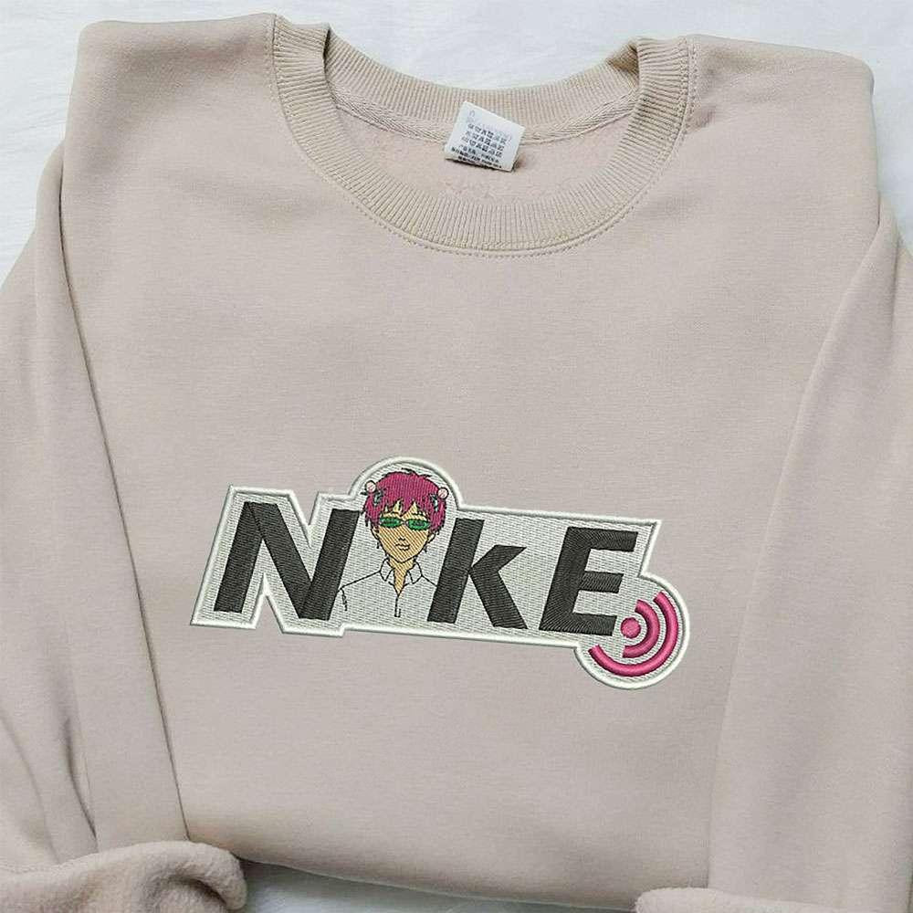 Saiki Kusuo x Nike Embroidered Sweatshirt Saiki Kusuo no Sai Nan Wikia Embroidered Shirt Nike Inspired Embroidered Shirt