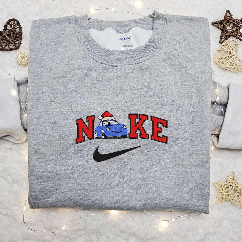 Sally Carrera x Nike Embroidered Shirt Disney Cars Embroidered Hoodie Nike Inspired Embroidered Sweatshirt