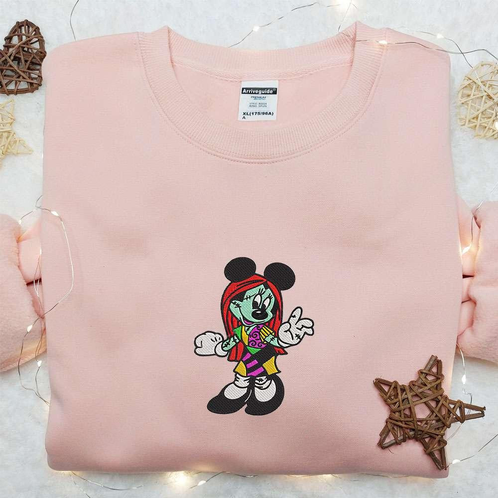 Sally Minnie Embroidered Shirt The Nightmare Before Christmas Disney Embroidered Shirt Best Gift Ideas