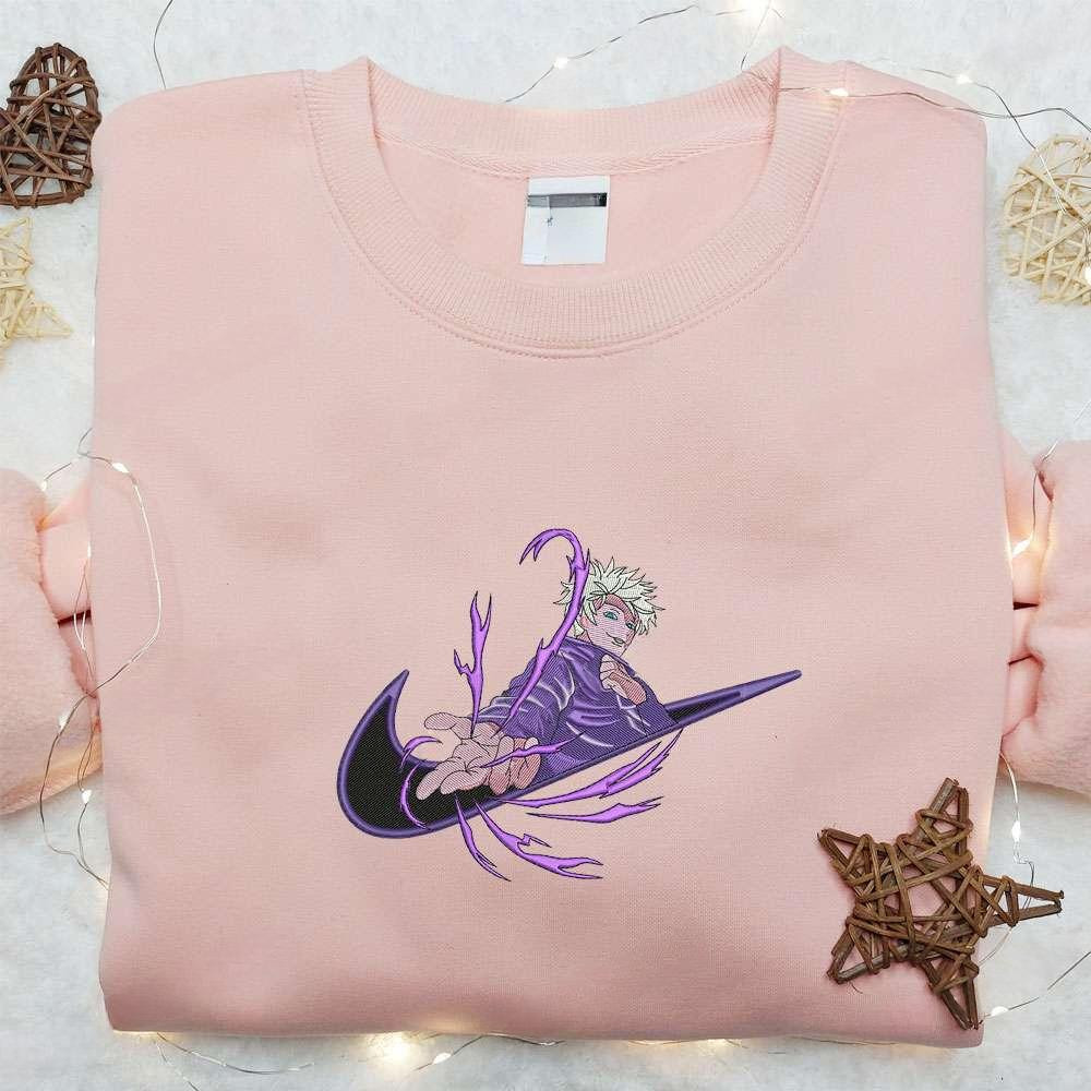 Satoru Gojo Jujutsu Kaisen Anime Embroidered Shirt , Anime Embroidered T-shirt Sweatshirt Hoodie, Inspired Anime Movie, Best Gift for Anime Fans
