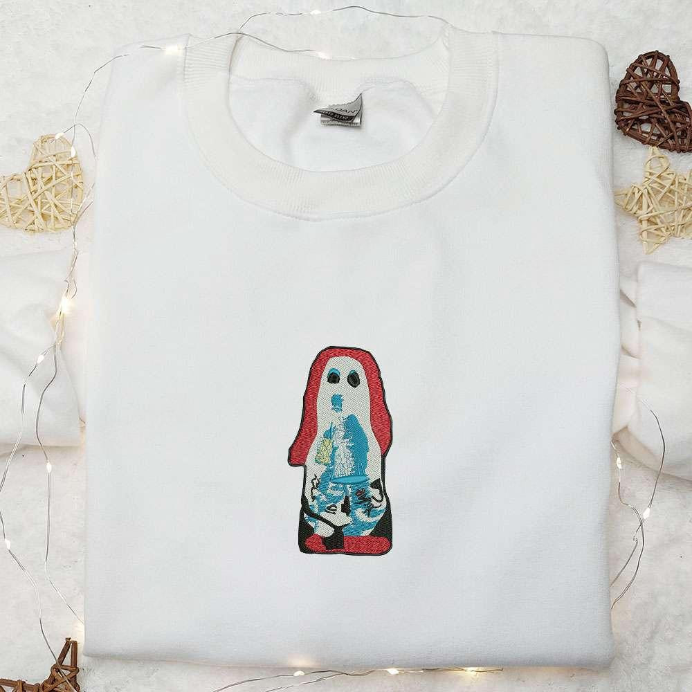 Scary Ghosts Embroidered Shirt Halloween Embroidered Shirt Best Halloween Gifts for Family
