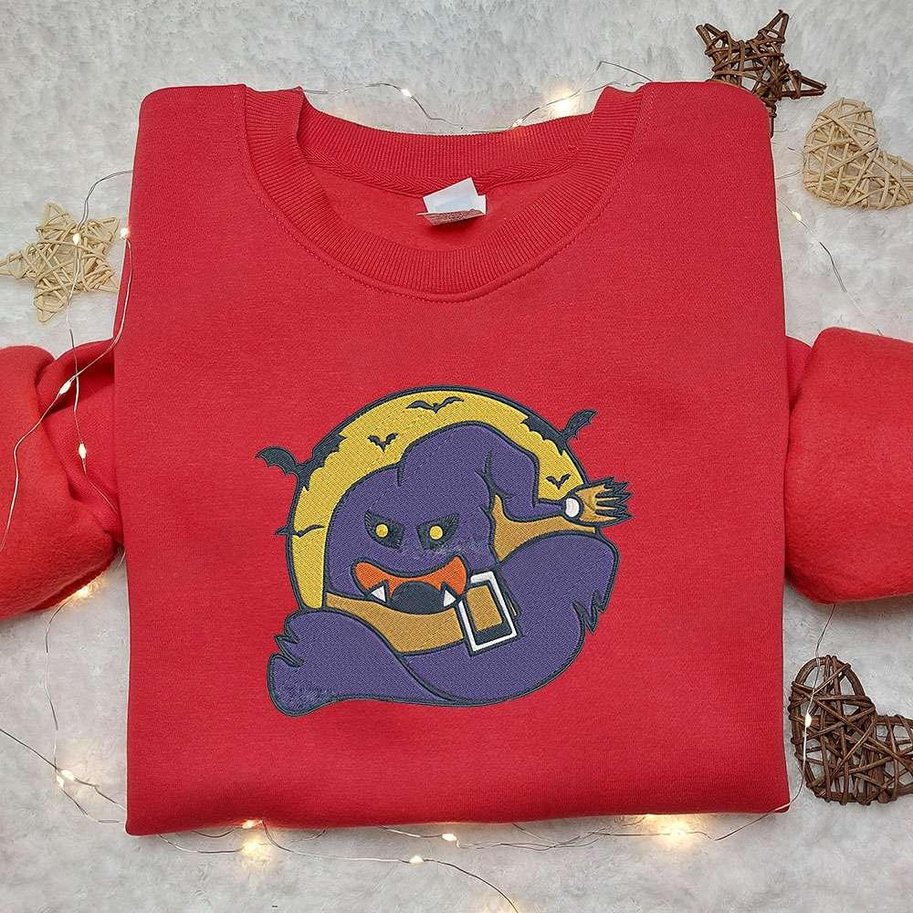 Scary Witch Hat Halloween Embroidered T shirt Halloween Embroidered T shirt Best Halloween Gift Ideas