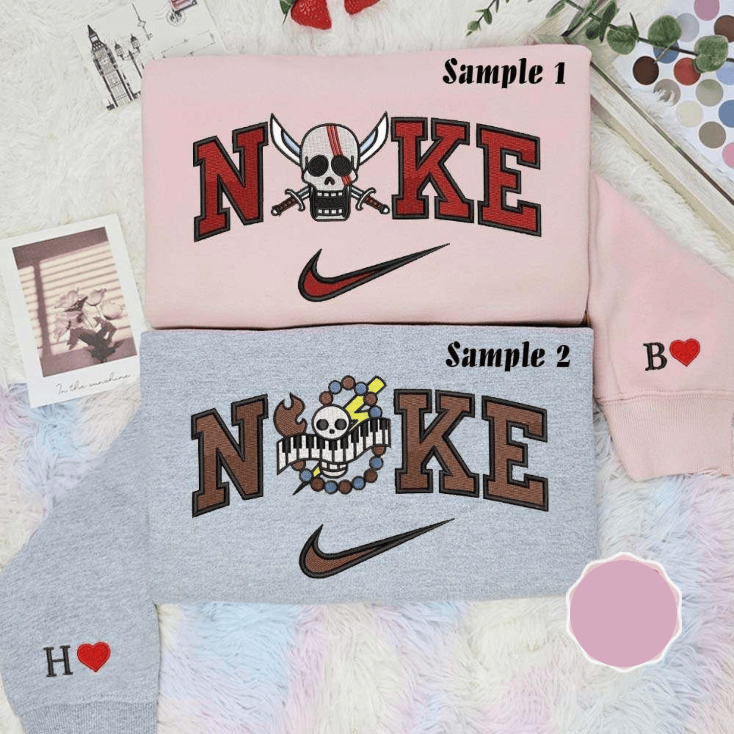 Scyther And Scizor Pokemon Anime Embroidered Couples Shirts, Best Gift for Anime Fans