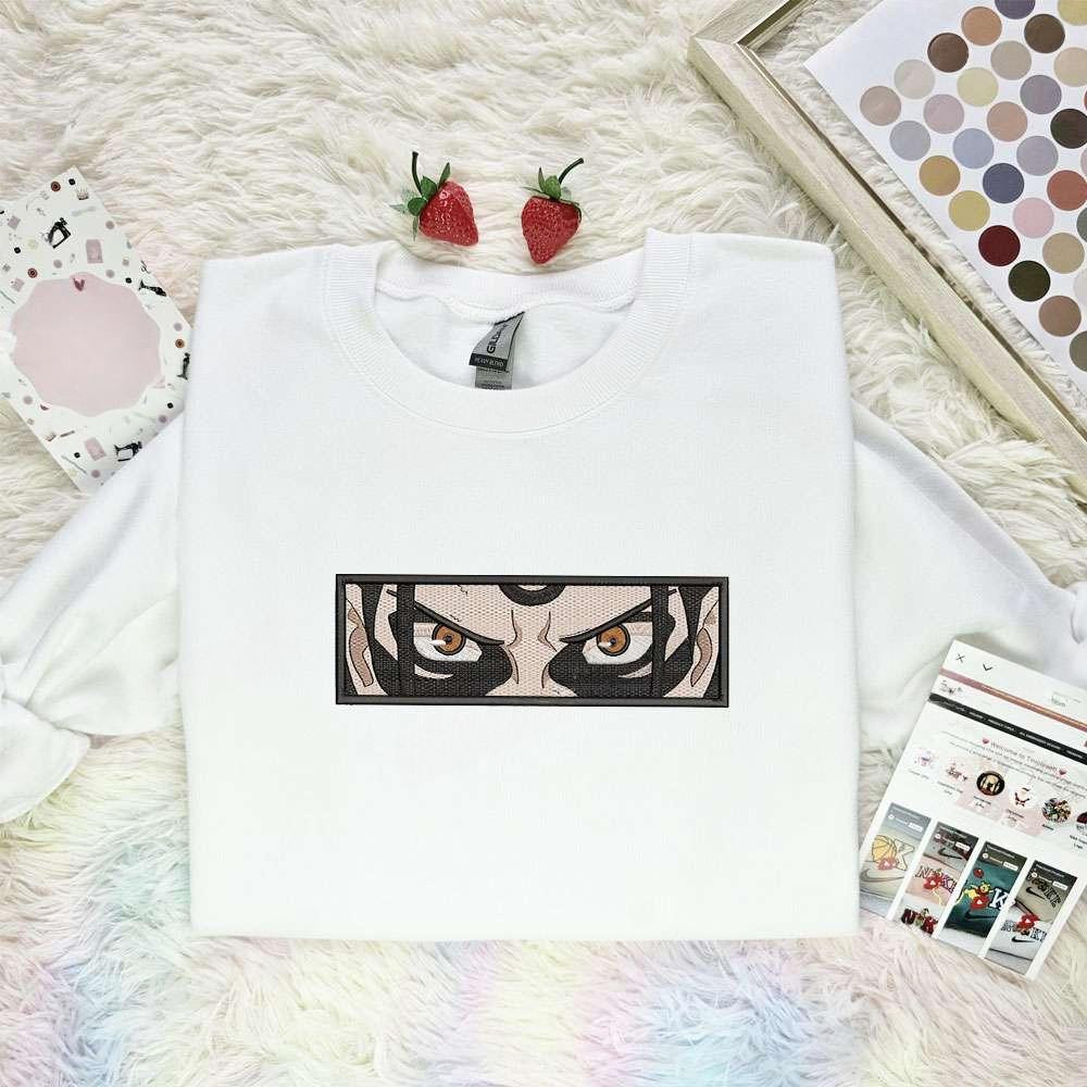 Senju Hashirama Eyes Naruto Anime Embroidered Shirt , Anime Embroidered T-shirt Sweatshirt Hoodie, Inspired Anime Movie, Best Gift for Anime Fans