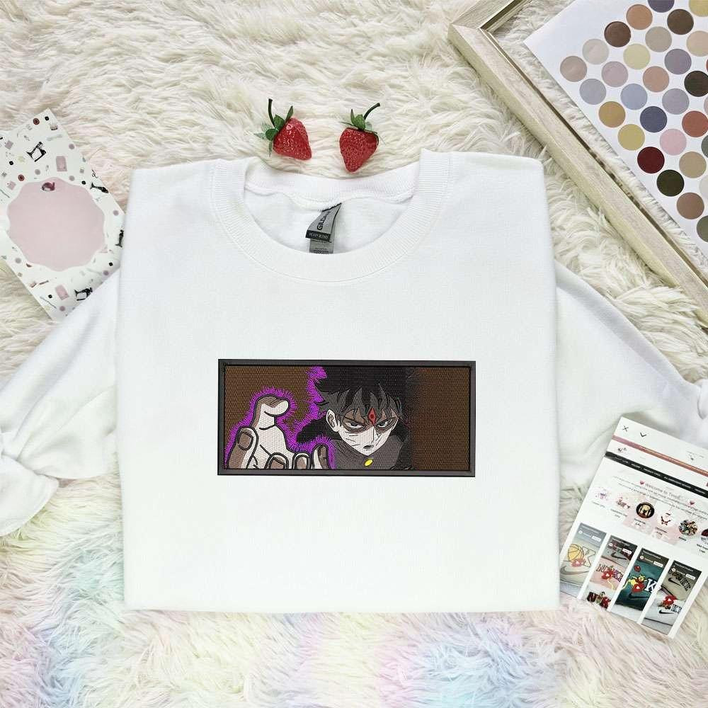 Shigeo Kageyama Mob Psycho , Anime Embroidered T-shirt Sweatshirt Hoodie, Inspired Anime Movie, Best Gift for Anime Fans