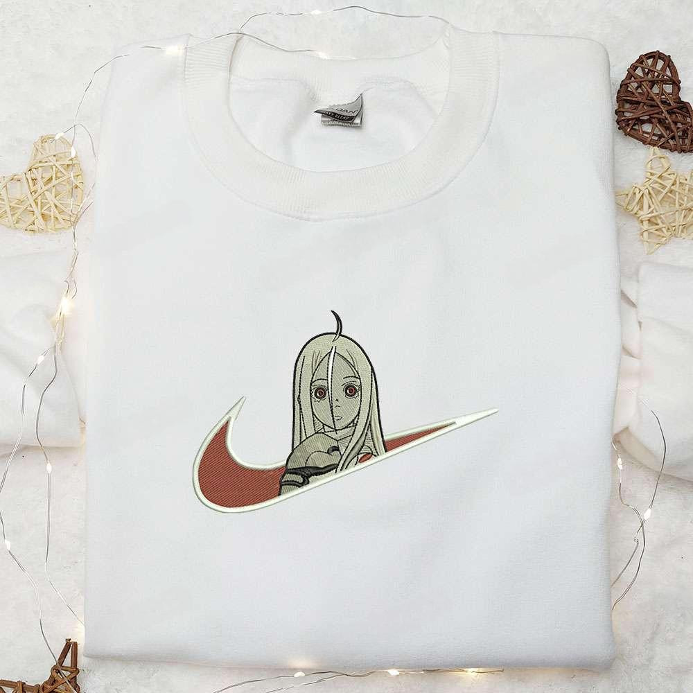 Shiro Deadman Wonderland Anime Embroidered Shirt , Anime Embroidered T-shirt Sweatshirt Hoodie, Inspired Anime Movie, Best Gift for Anime Fans