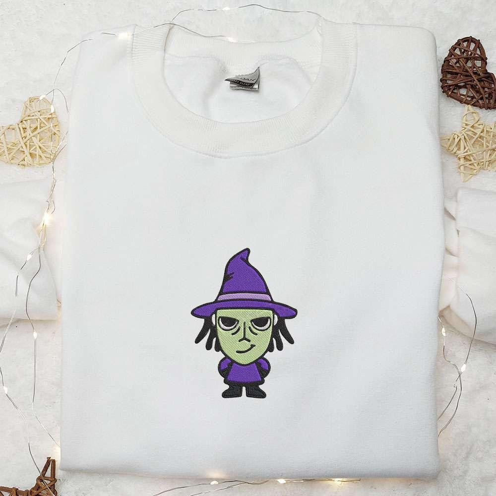 Shock The Nightmare Before Christmas Embroidered Sweatshirt Halloween Embroirdered Shirt Best Gifts for Family