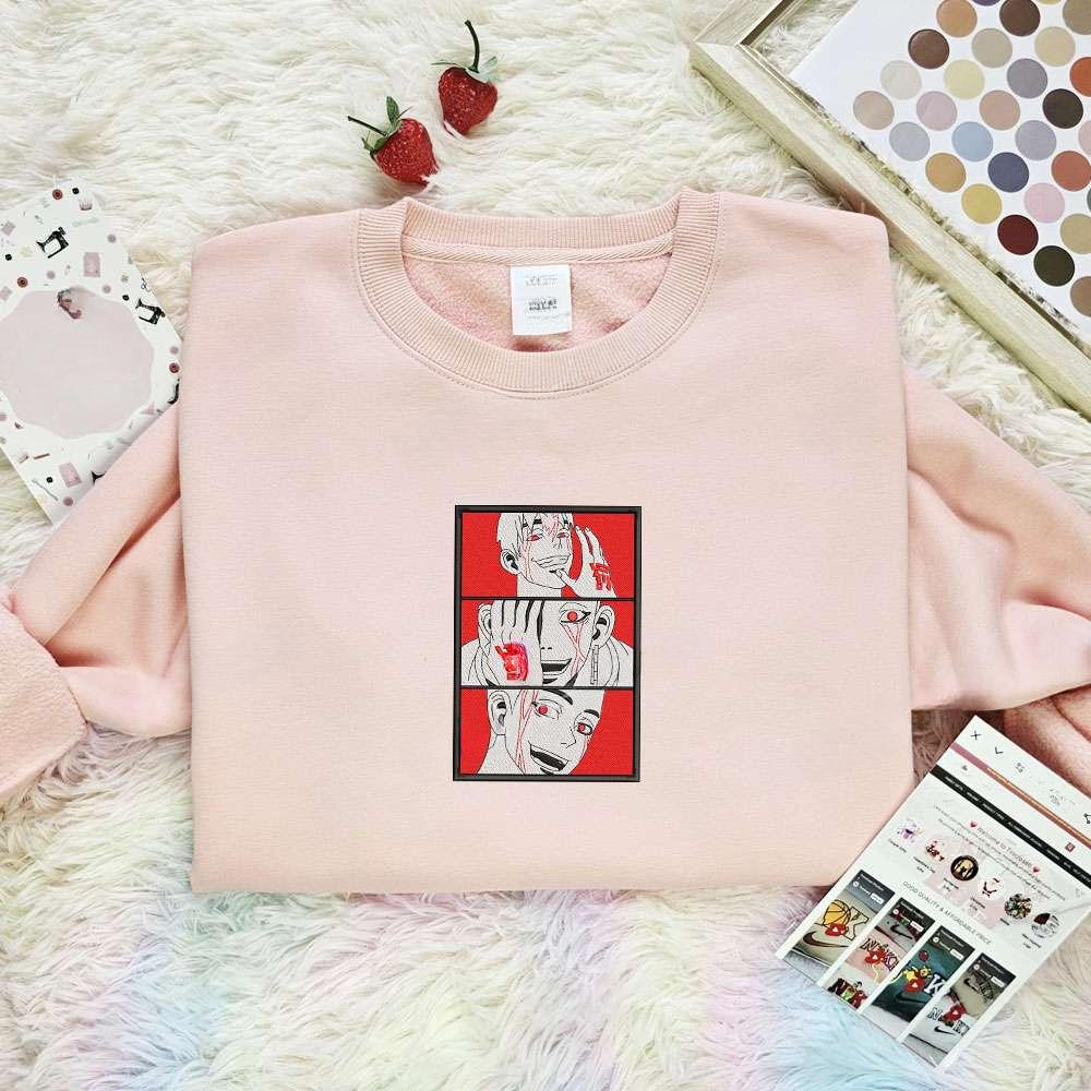 Shuji Hanma Tokyo Revengers Anime Embroidered Shirt , Anime Embroidered T-shirt Sweatshirt Hoodie, Inspired Anime Movie, Best Gift for Anime Fans