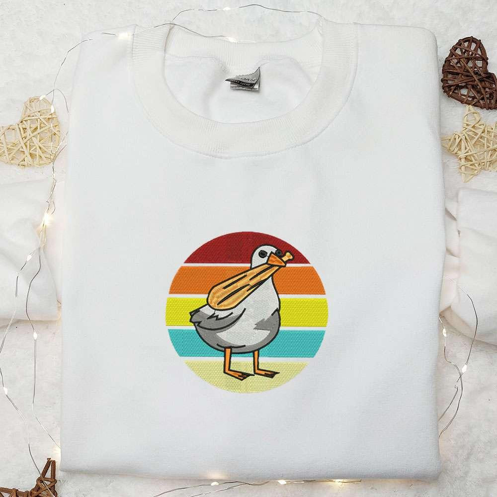 Silly Goose Embroidered Shirt Animal Embroidered Shirt Best Birthday Gift
