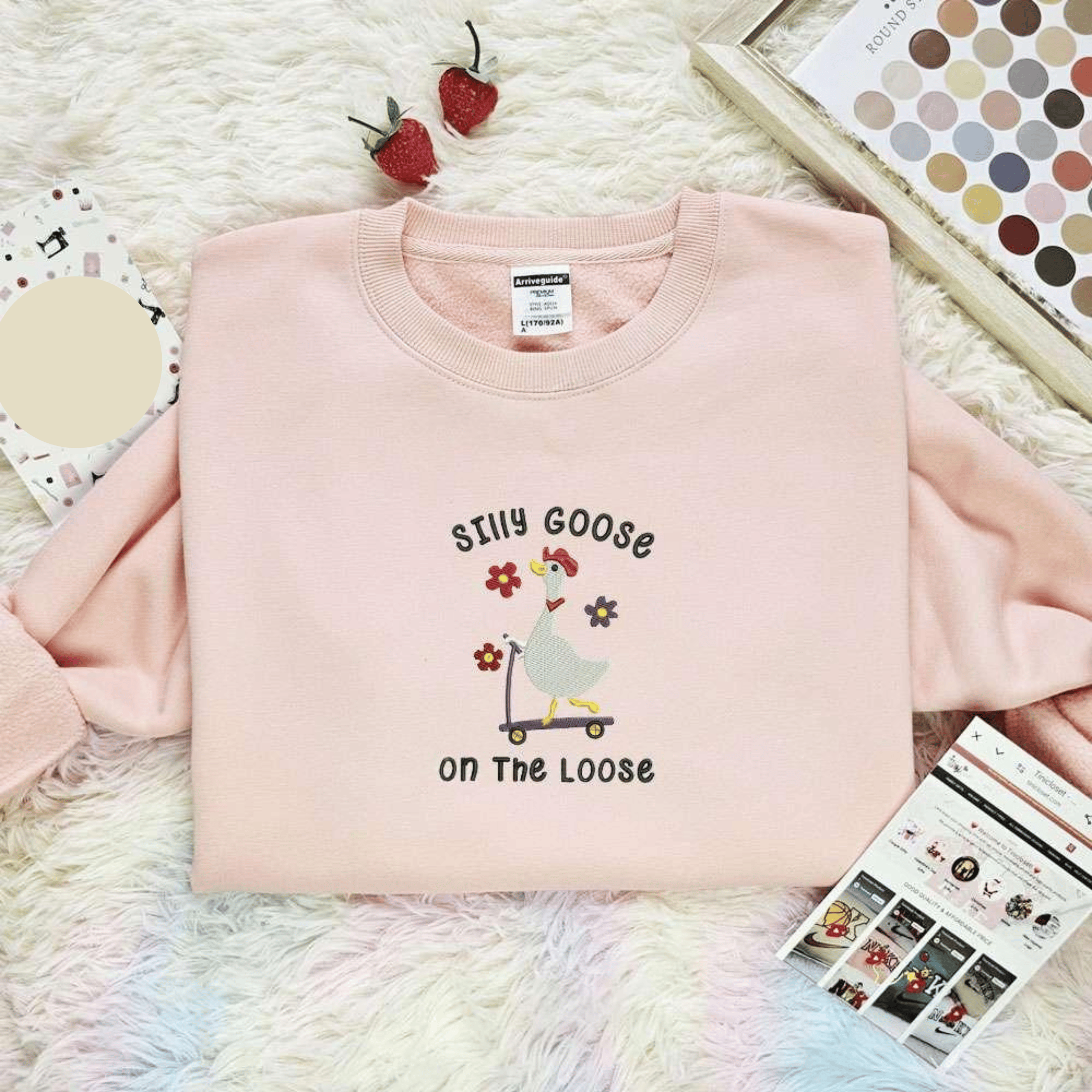 Silly Goose On The Loose Funny Embroidered Shirt, Inspired Famous Movie, Best Gift For Fans