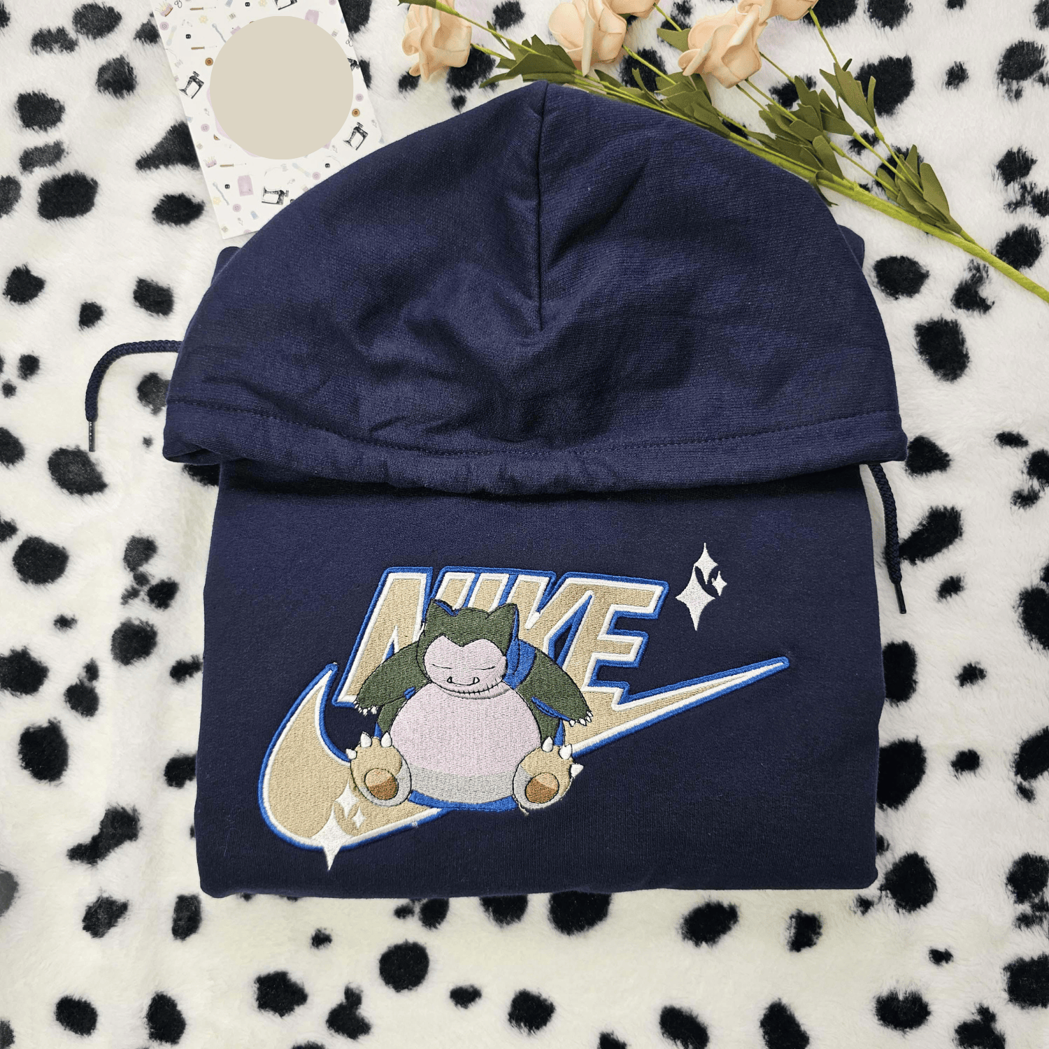 Snorlax Pokemon Anime Embroidered Shirt, Inspired Anime Movie, Best Gift for Anime Fans