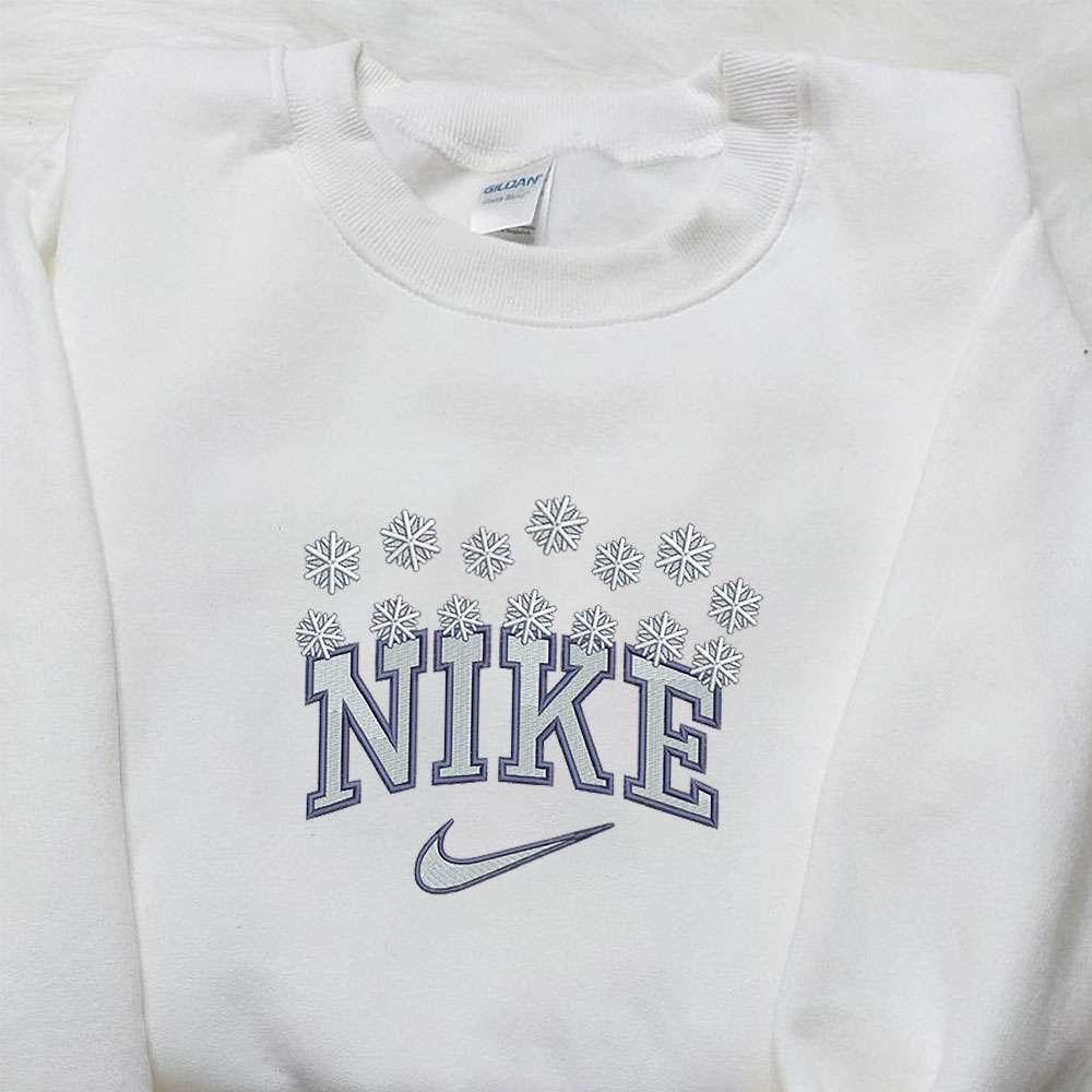 Snow x Nike Embroidered Sweatshirt Nike Inspired Embroidered Shirt Best Chirstmas Gift Ideas