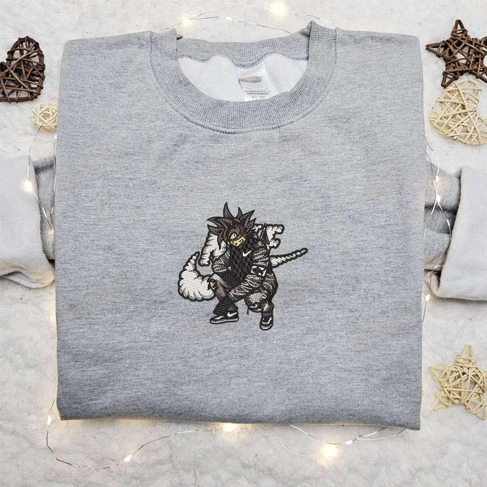 Son Goku Dragon Ball Anime Embroidered Shirt , Anime Embroidered T-shirt Sweatshirt Hoodie, Inspired Anime Movie, Best Gift for Anime Fans