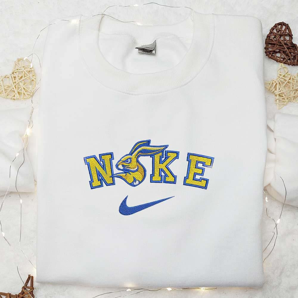 South Dakota State Jackrabbits x Nike Embroidered Shirt NCAA Sports Embroidered Hoodie Best Gift Idea
