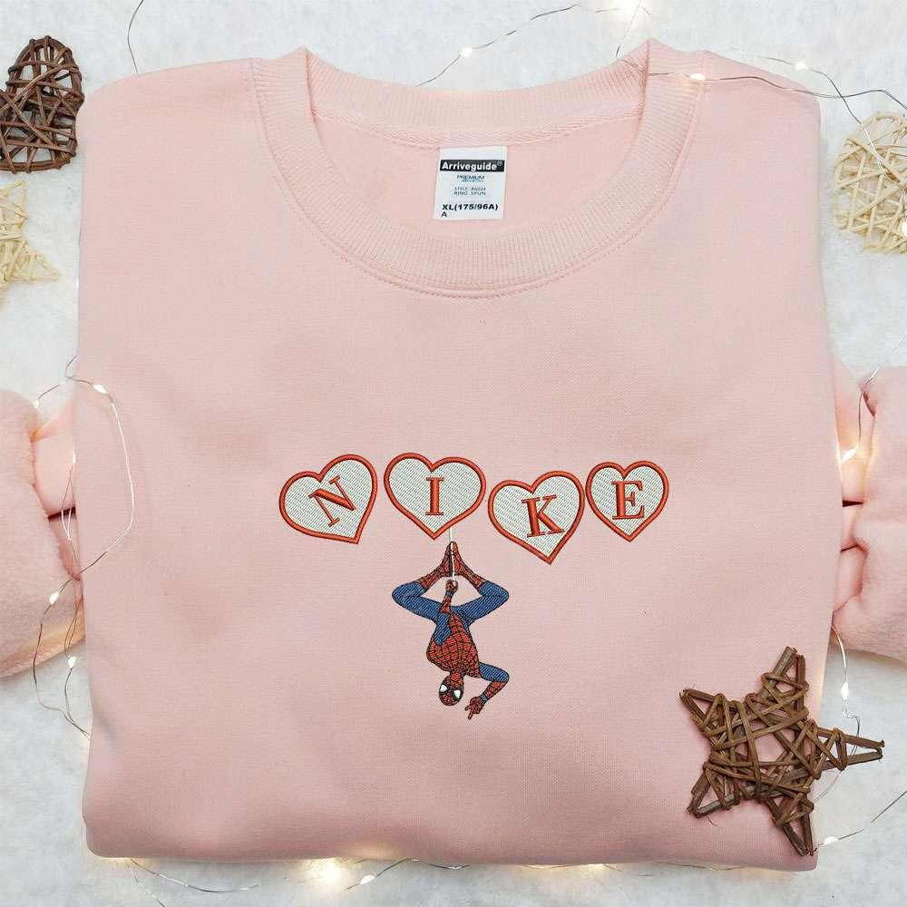 Spider Man Hearts Movie Embroidered Shirt Best GIft For Fans
