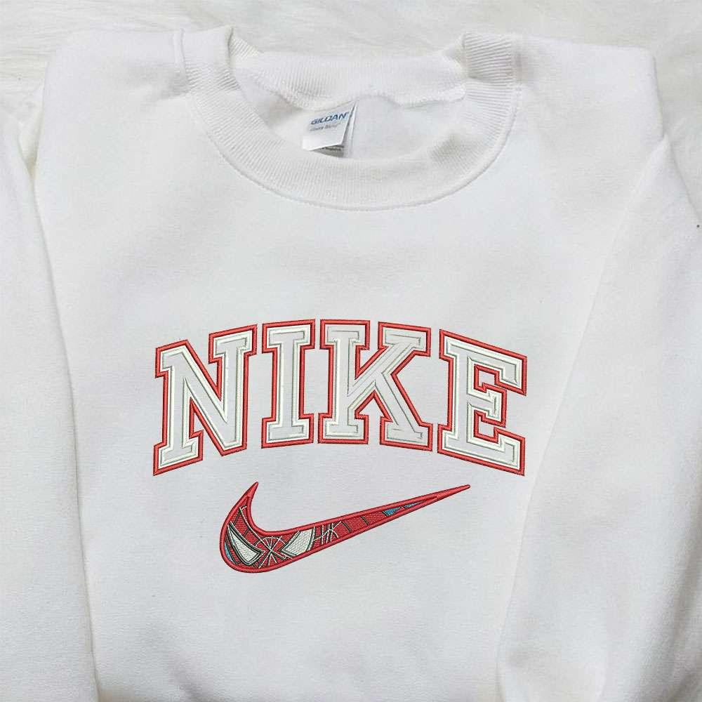 Spider Man x Nike Embroidered Sweatshirt Spider Man No Way Home Embroidered Shirt Nike Inspired Embroidered Shirt 1