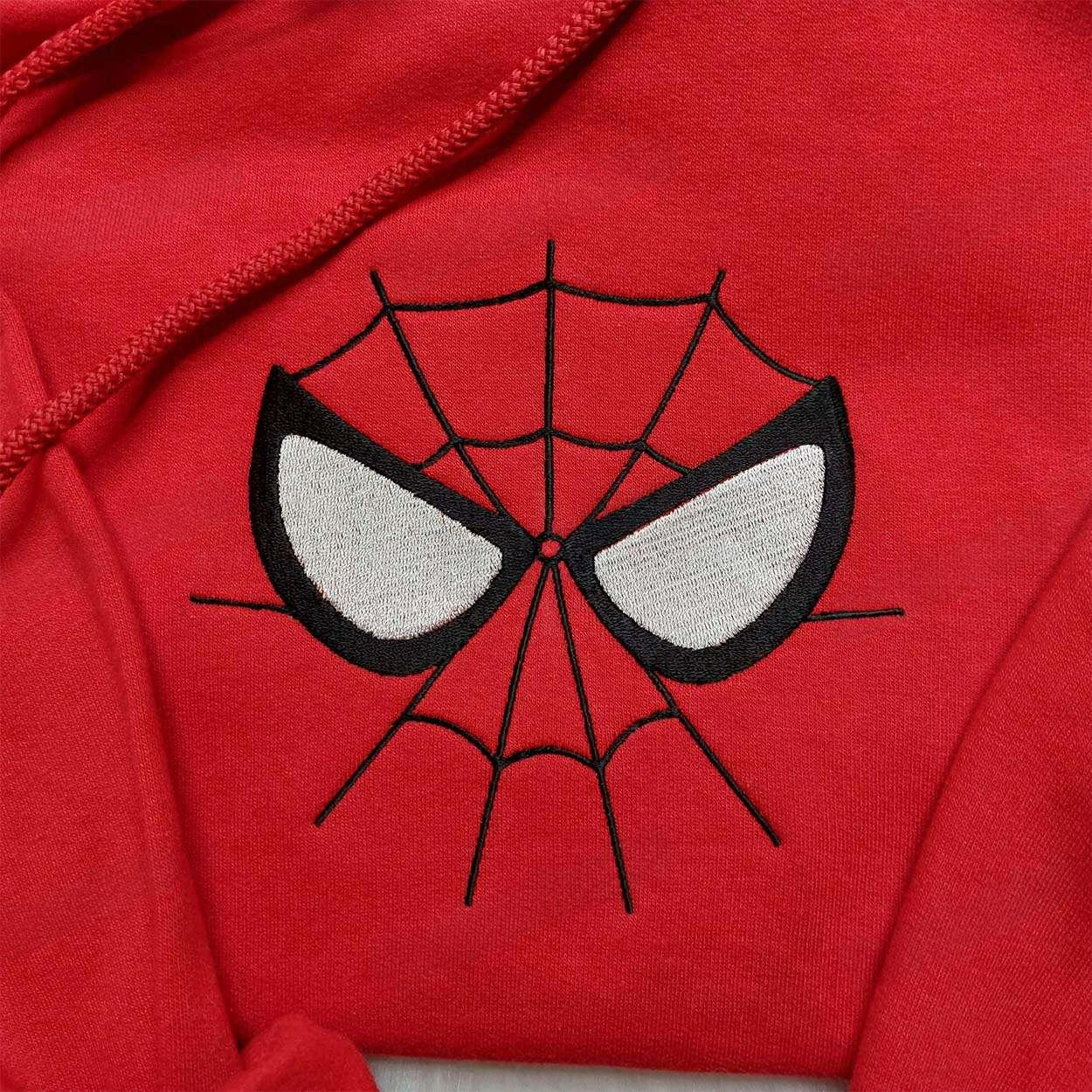 Spiderman Embroidered Shirt Marvel Embroidered Shirt Movie Embroidered Shirt
