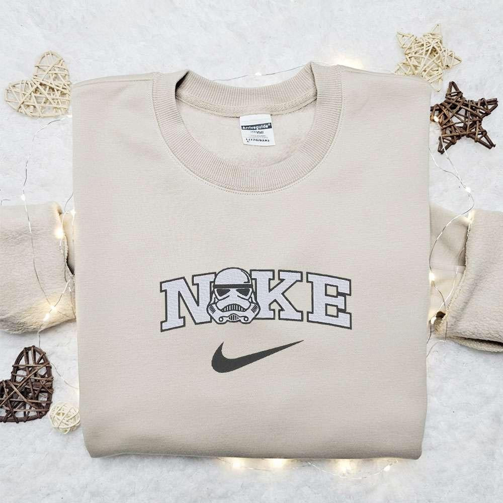 Star Wars Trooper x Nike Embroidered Shirt Movie Embroidered Hoodie Best Gift Idea