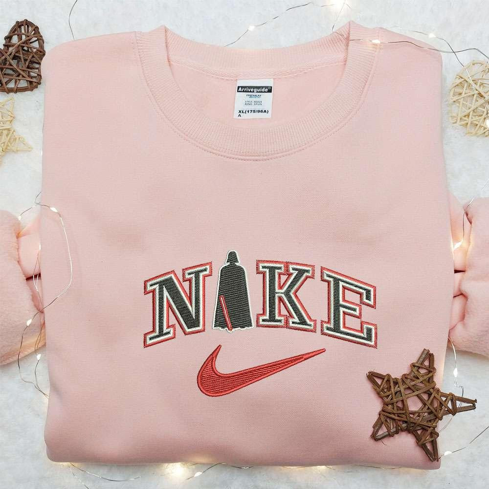 Star Wars x Nike Movie Embroidered Sweatshirt Custom Embroidered Hoodie Best Gift for Family