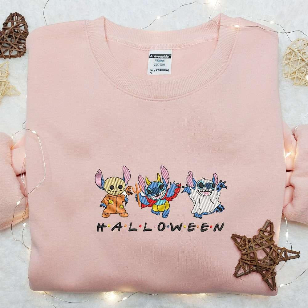 Stitch Halloween Cosplays Embroidered Shirt