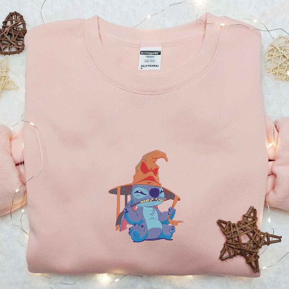 Stitch Hat Harry Potter Embroidered Hoodie Lilo And Stitch Disney Embroidered Hoodie Best Gift Ideas For Family
