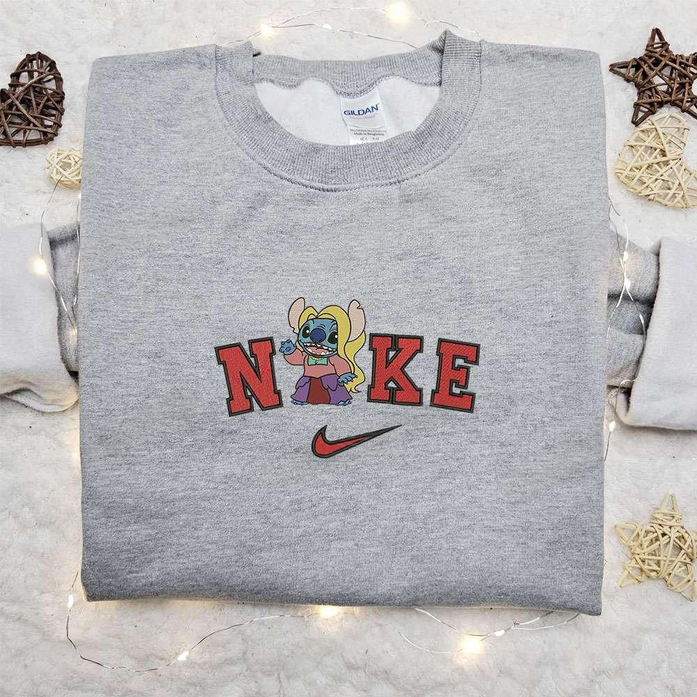Stitch Sarah Sanderson Halloween x Nike Embroidered Sweatshirt Horror Movie Halloween Embroidered Shirt Best Halloween Gift Ideas