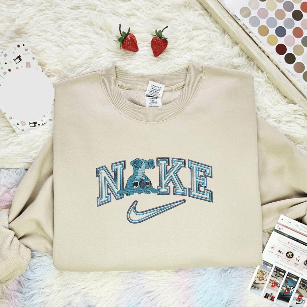 Stitch Upside Down Characters Embroidered Shirt