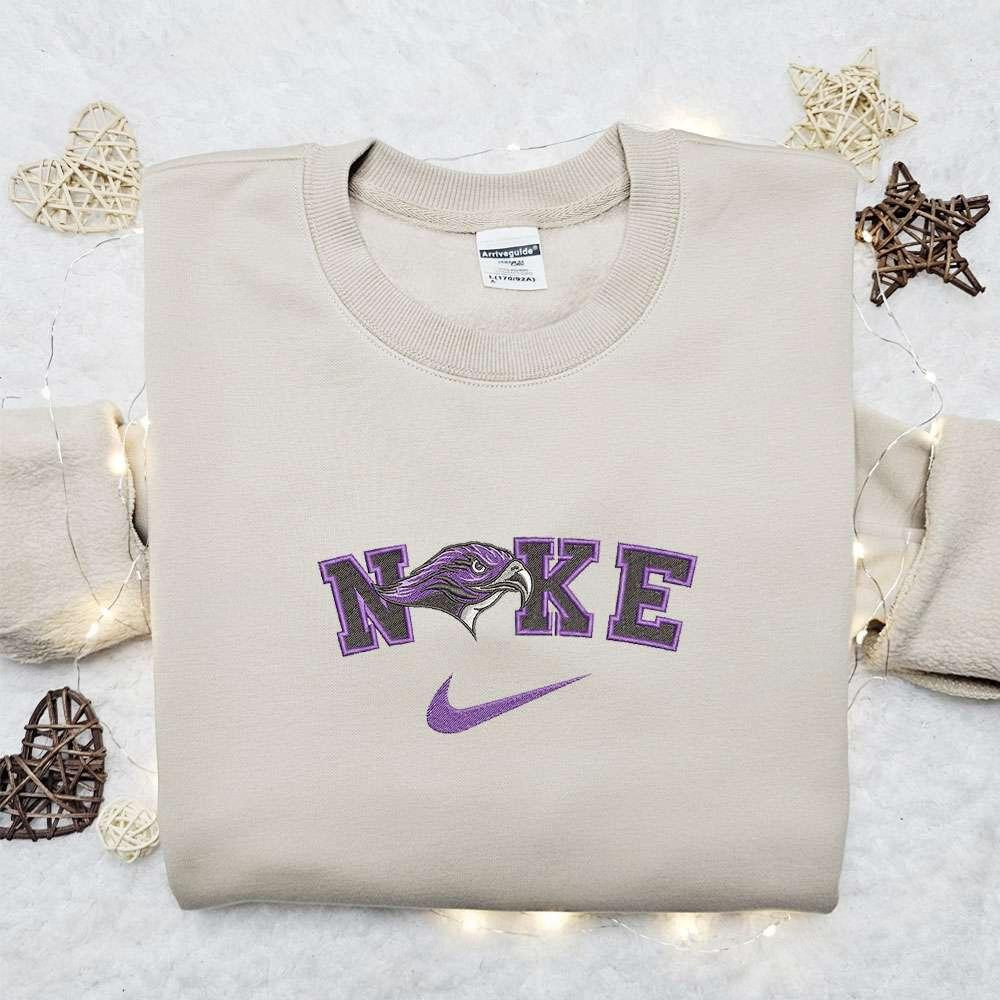 Stonehill Skyhawks x Nike Embroidered Shirt NCAA Sports Embroidered Hoodie Best Gift Idea