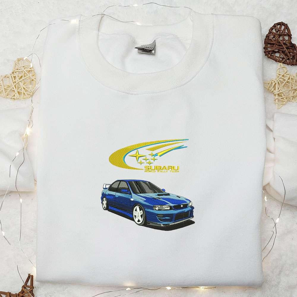 Subaru Car Embroidered Shirt Transportations Embroidered Hoodie Best Gift Idea