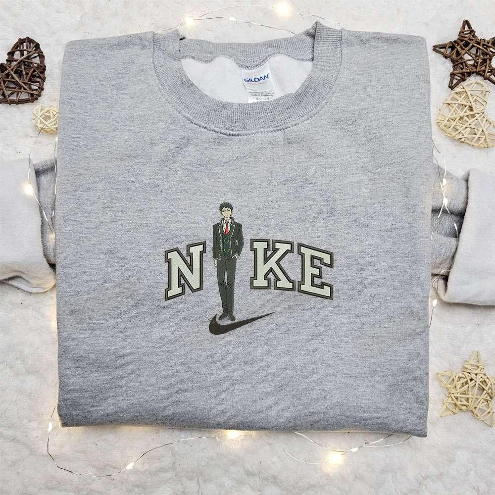 Sueharu Maru x Nike Anime Embroidered Sweatshirt Nike Inspired Embroidered Hoodie Best Birthday Gift Ideas